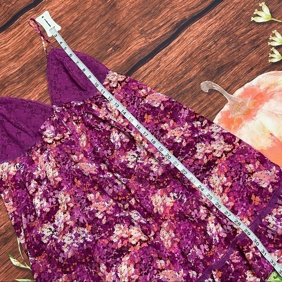 AMBRIELLE - Babydoll Slip Dress Purple Hydrangea Large - Picture 5 of 7